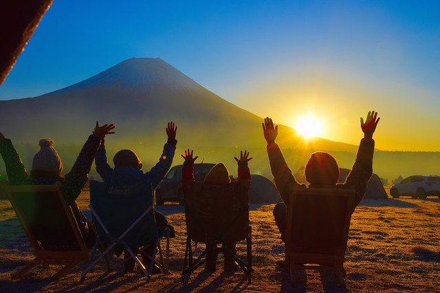 家族みんなで富士山からの初日の出 Camp Photo Contest 15